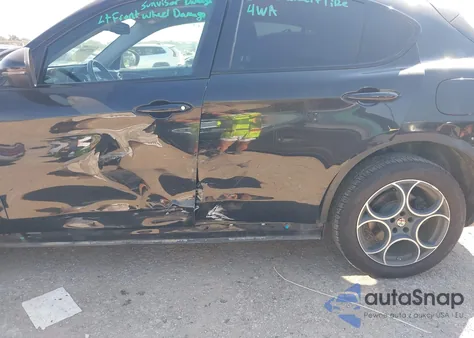 2019 Alfa Romeo Stelvio Sport Awd z USA, uszkodzony, nr VIN ZASPAKAN1K7C30536